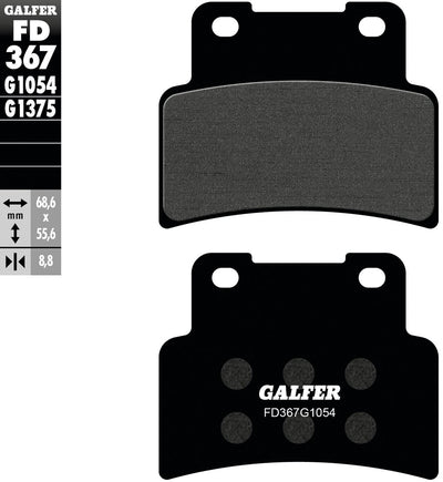 Galfer bremsbelag fd367 brake pad fd367 g1054 organic street