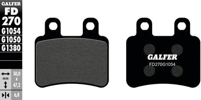 Galfer bremsbelag fd270 brake pad fd270 g1054 organic standard