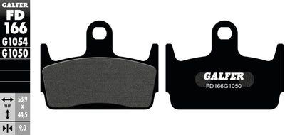 Galfer bremsbelag fd166 brake pad fd166 g1050 organic