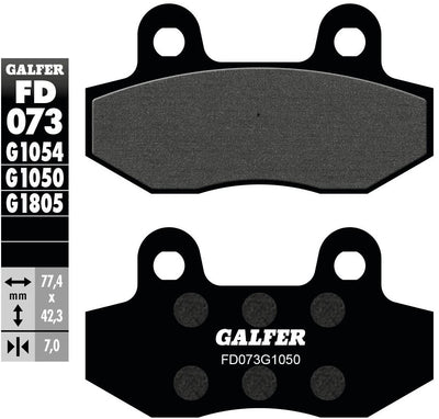 Galfer bremsbelag fd073 brake pad fd 073 g1050 organic