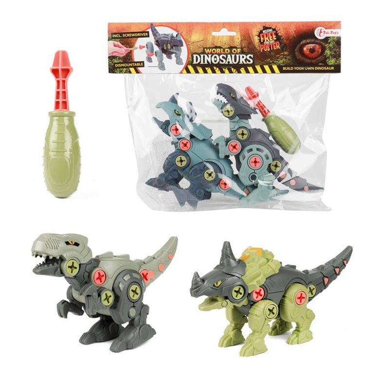 Toi-toys toi toys dino demonteerbaar 2st in zak