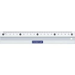 Liniaal staedtler 0.2 m zilver