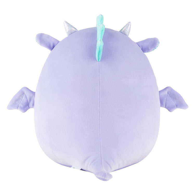 Jazwares squishmallows knuffel pluche - drow the purple dragon - 30cm