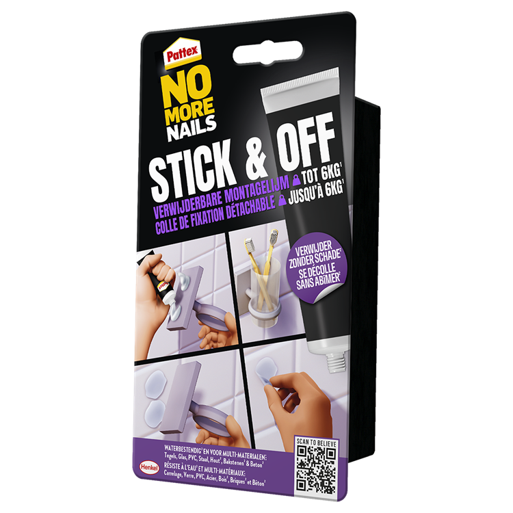 Pattex 1073811 - stick off 44g | 3 stuks