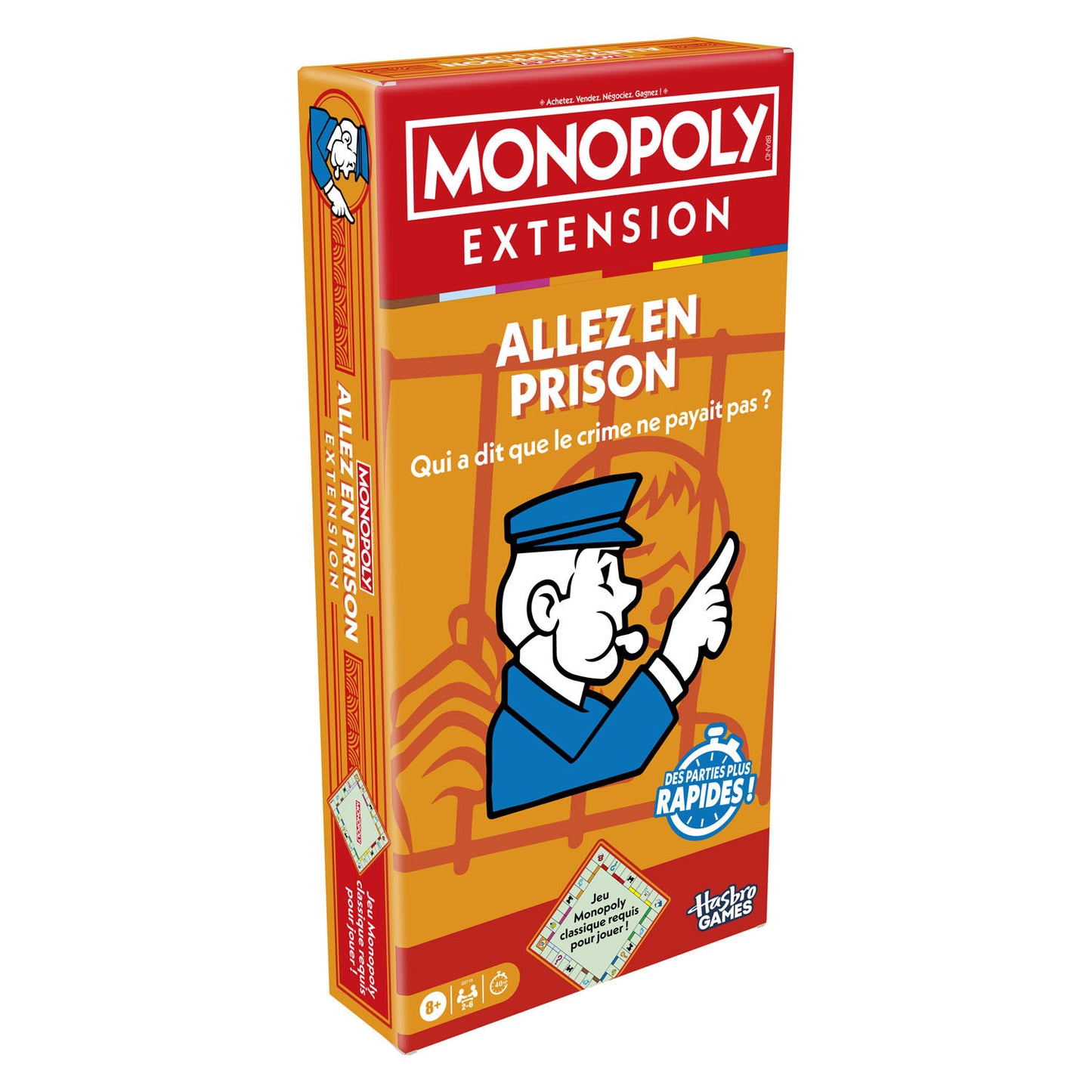 Hasbro monopoly uitbreiding ga naar de gevangenis