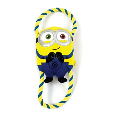 Minion s pluche bob aan flostouw
