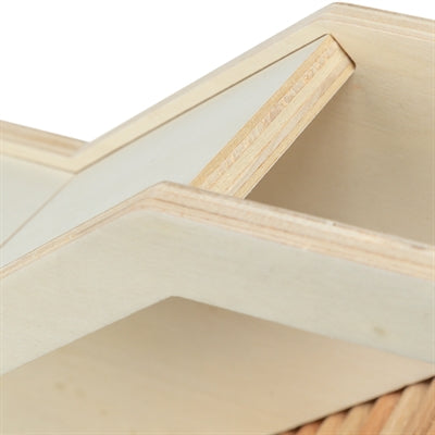 Trixie observatiebox muis hamster met tunnel onbehandeld hout