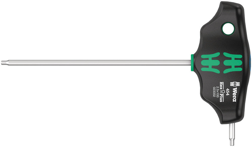 Wera 454 t-handle hexagon screwdriver hex-plus