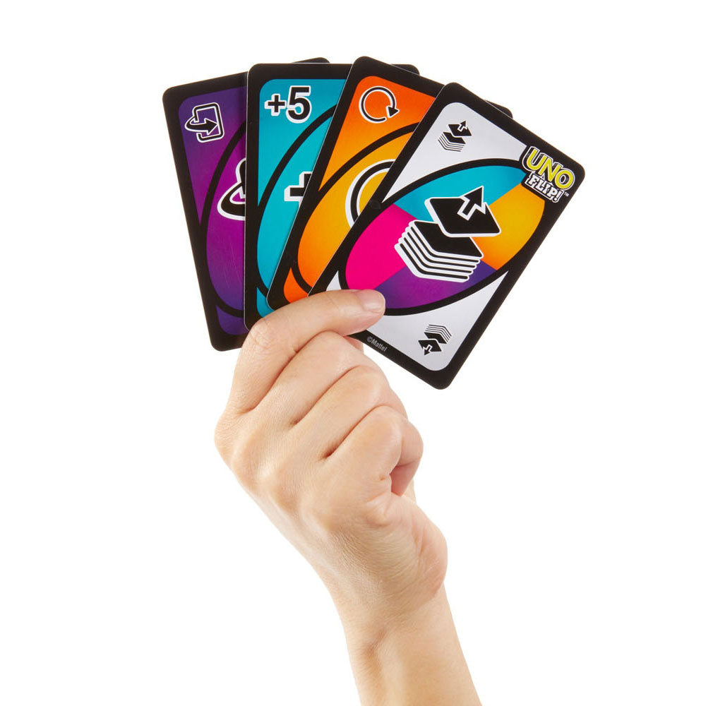 Mattel uno flip! - kaartspel | 6 stuks