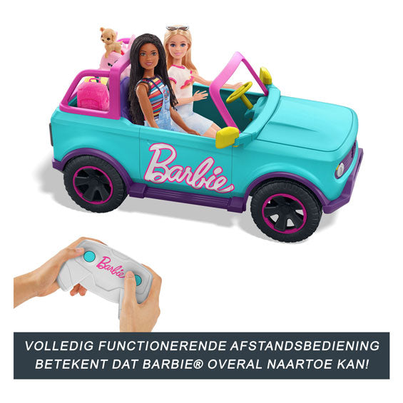 Hot wheels race barbie suv
