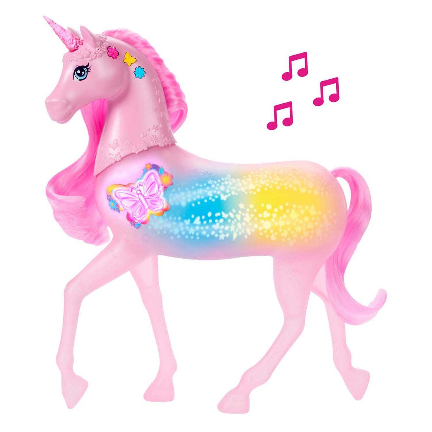 Barbie eenhoorn met licht en geluid