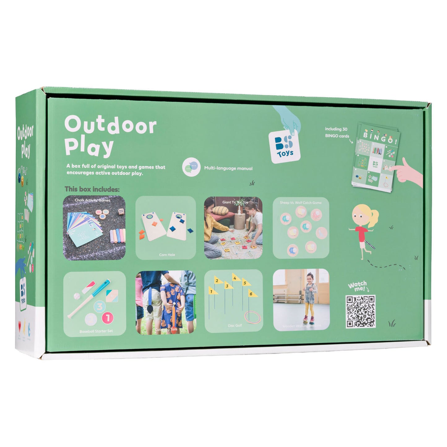 Bs toys bs toys outdoor play spelbundel – 8 actieve buiten- en binnen spellen voor kinderen