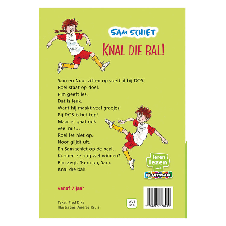 Uitgeverij kluitman sam schiet - knal die bal! avi-m4