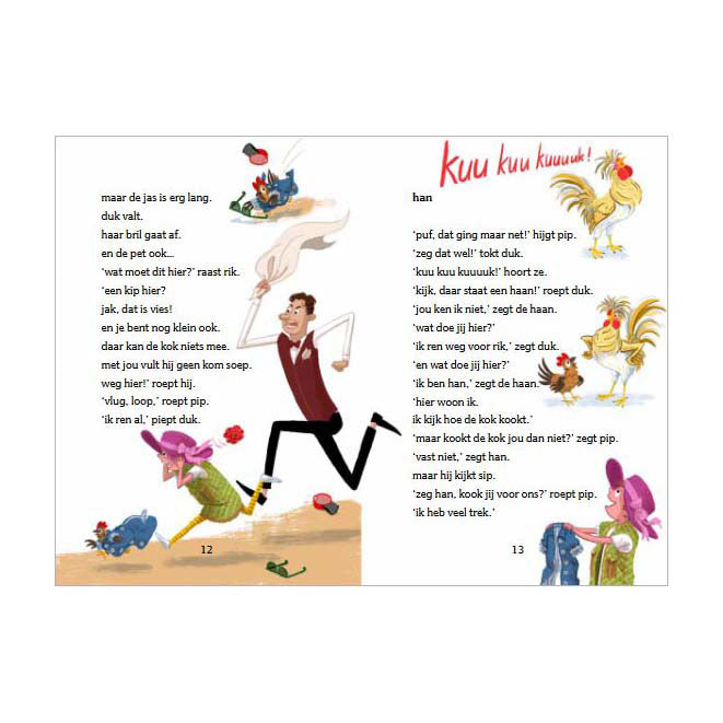Kluitman boek -kip op reis-
