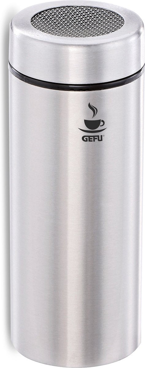 Gefu fina poedersuikerstrooier - cacaostrooier - rvs - met deksel