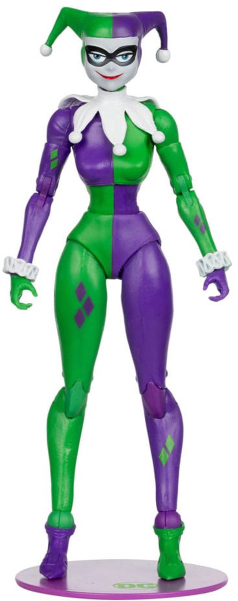 Mcfarlane toys dc multiverse action figure harley quinn (dc classic) jokerized (gold label) 18 cm action figuur