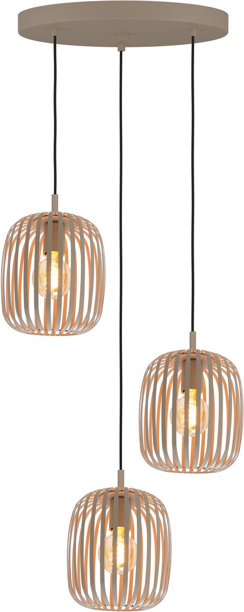 Eglo romazzina hanglamp - e27 - ø 46 cm - zandkleur