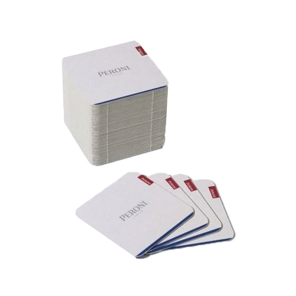 Peroni bierviltjes vierkant (100 stuks)