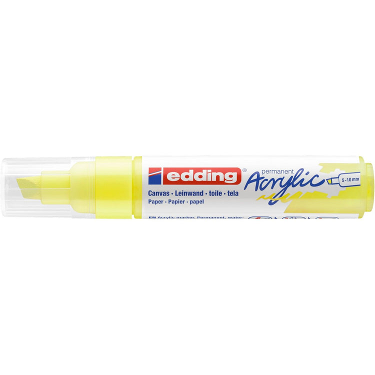 Edding 5000 • acrylmarker breed neongeel