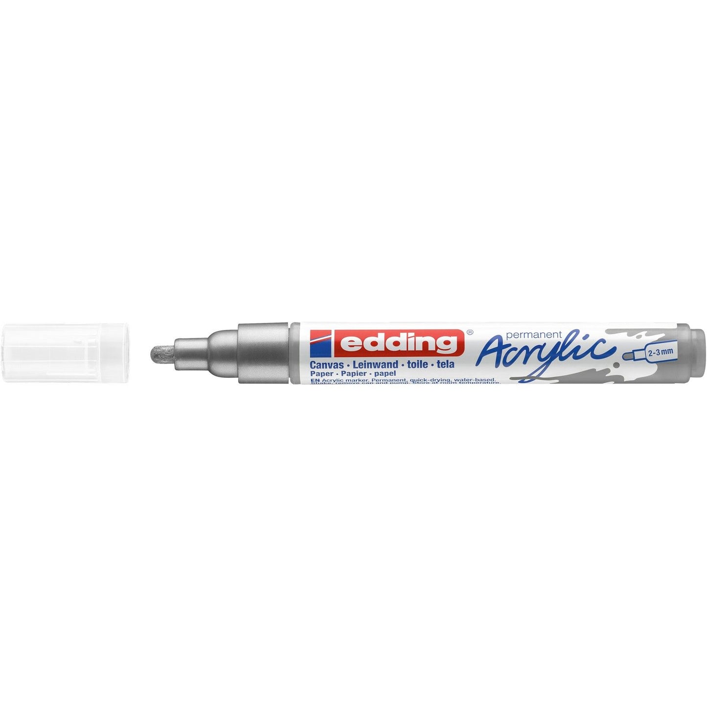 Edding 5000 • acrylmarker medium zilver