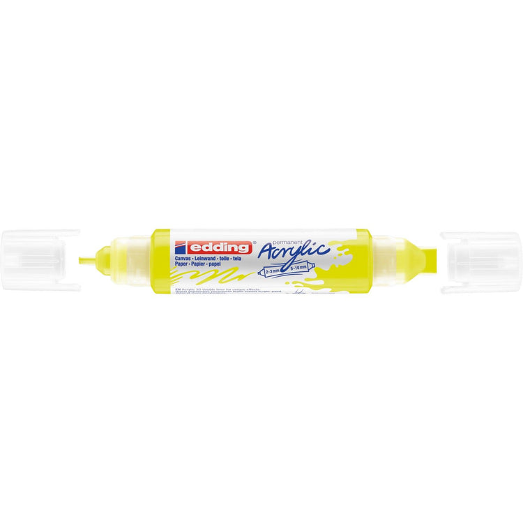 Edding 5000 • acrylic 3d doubleliner neongeel