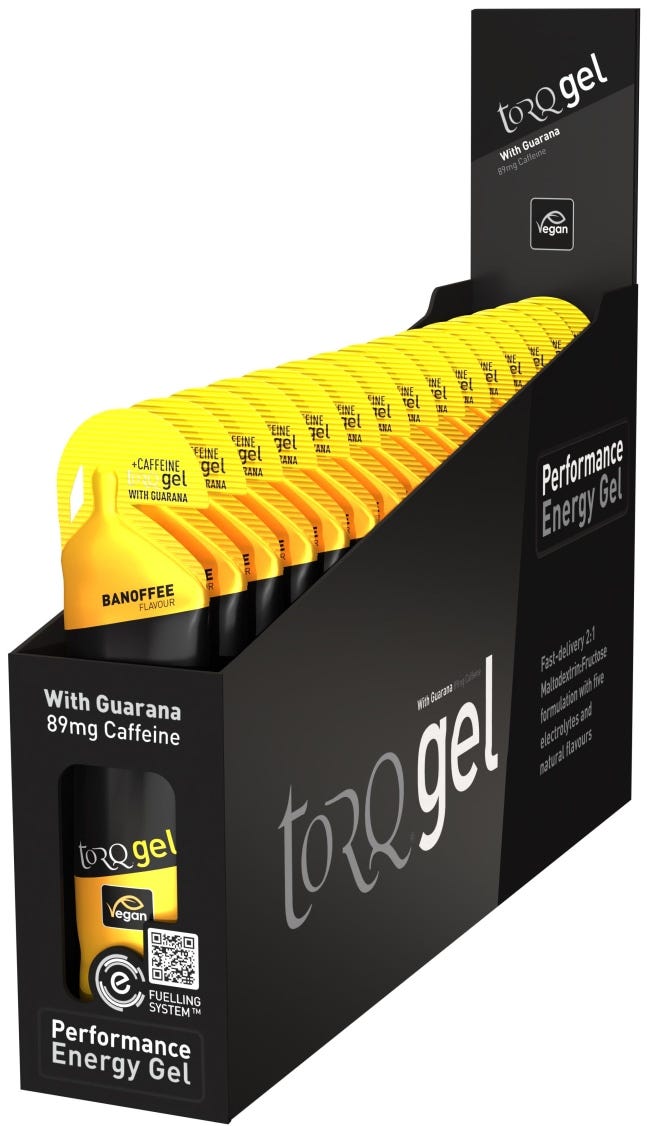 Torq gel banoffee with guarana (box 15)