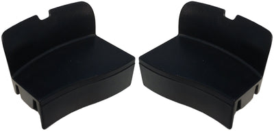 Axa Afdekkapjes voor Defender zwart (set)