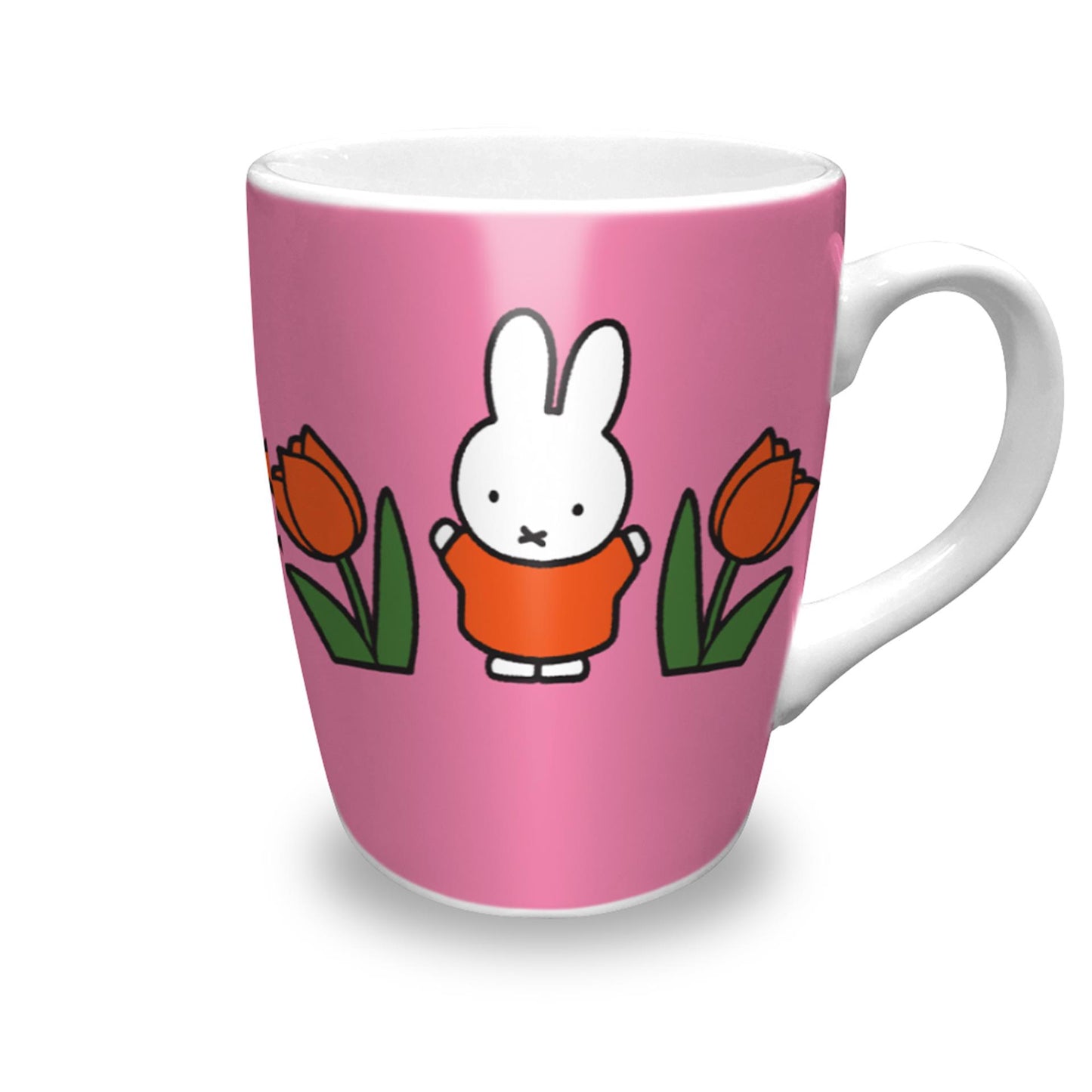 Nijntje mok relax tulpen roze h10,5cm dia8,cm