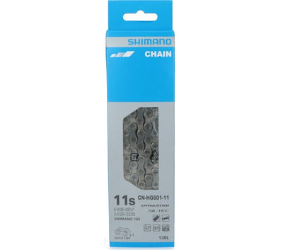 Shimano ketting 11 speed hg601 105 race mtb e-bike met quick link - 138 schakels