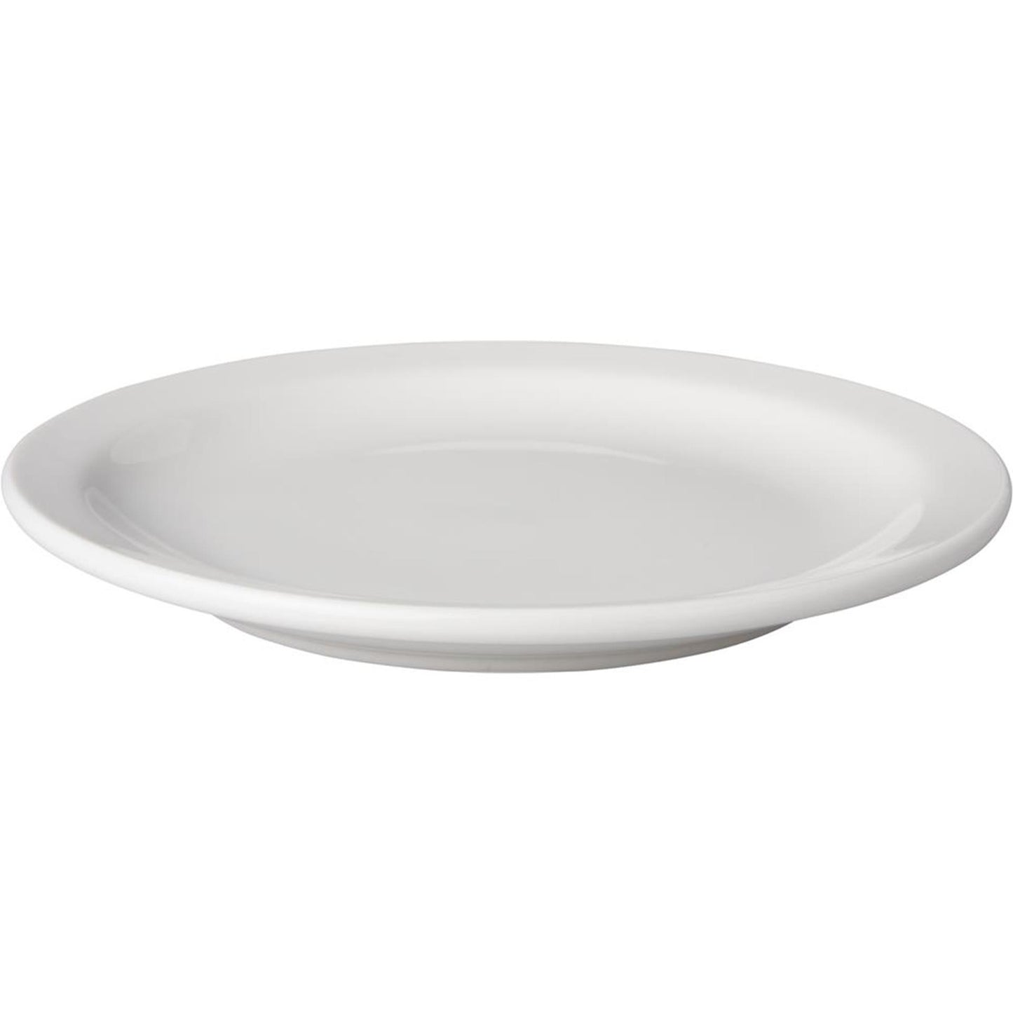 Mammoet gebaksbord budgetline smalle rand porselein 16cm set a 6 stuks