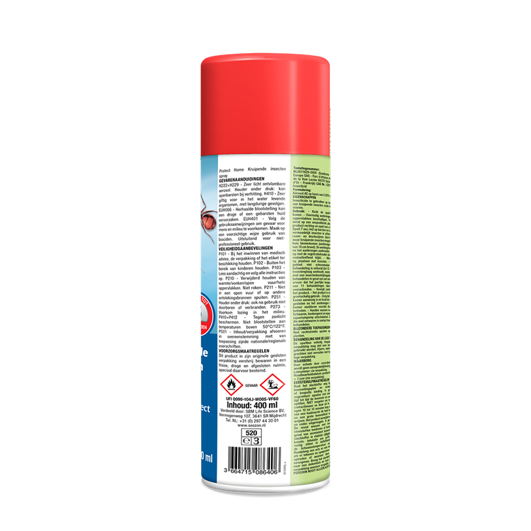 Pro-tect 1076860 - kruipende insecten spray 400mlprotect home | 2 stuks