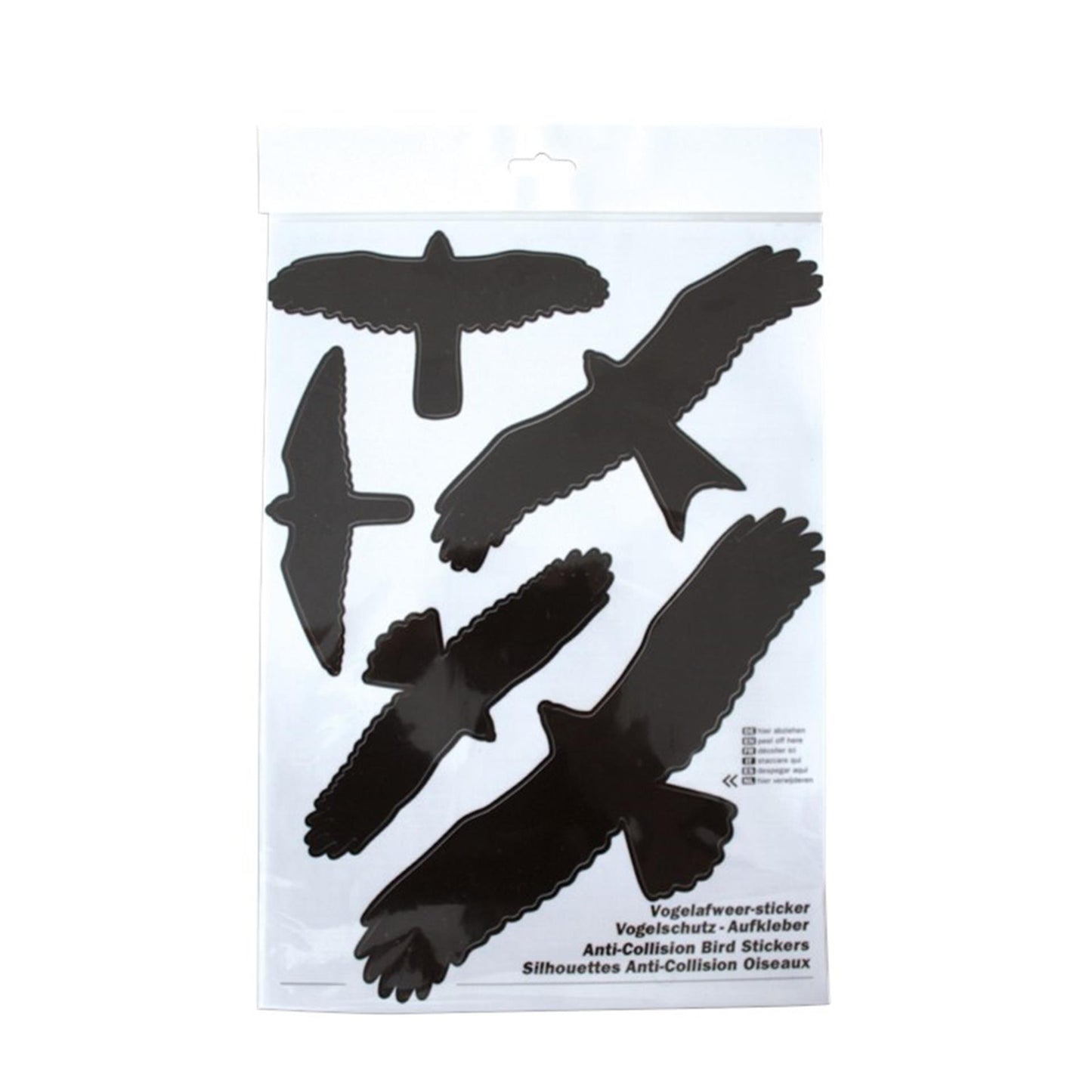 Bsi vogelstickers 5 stuks 14-27cm