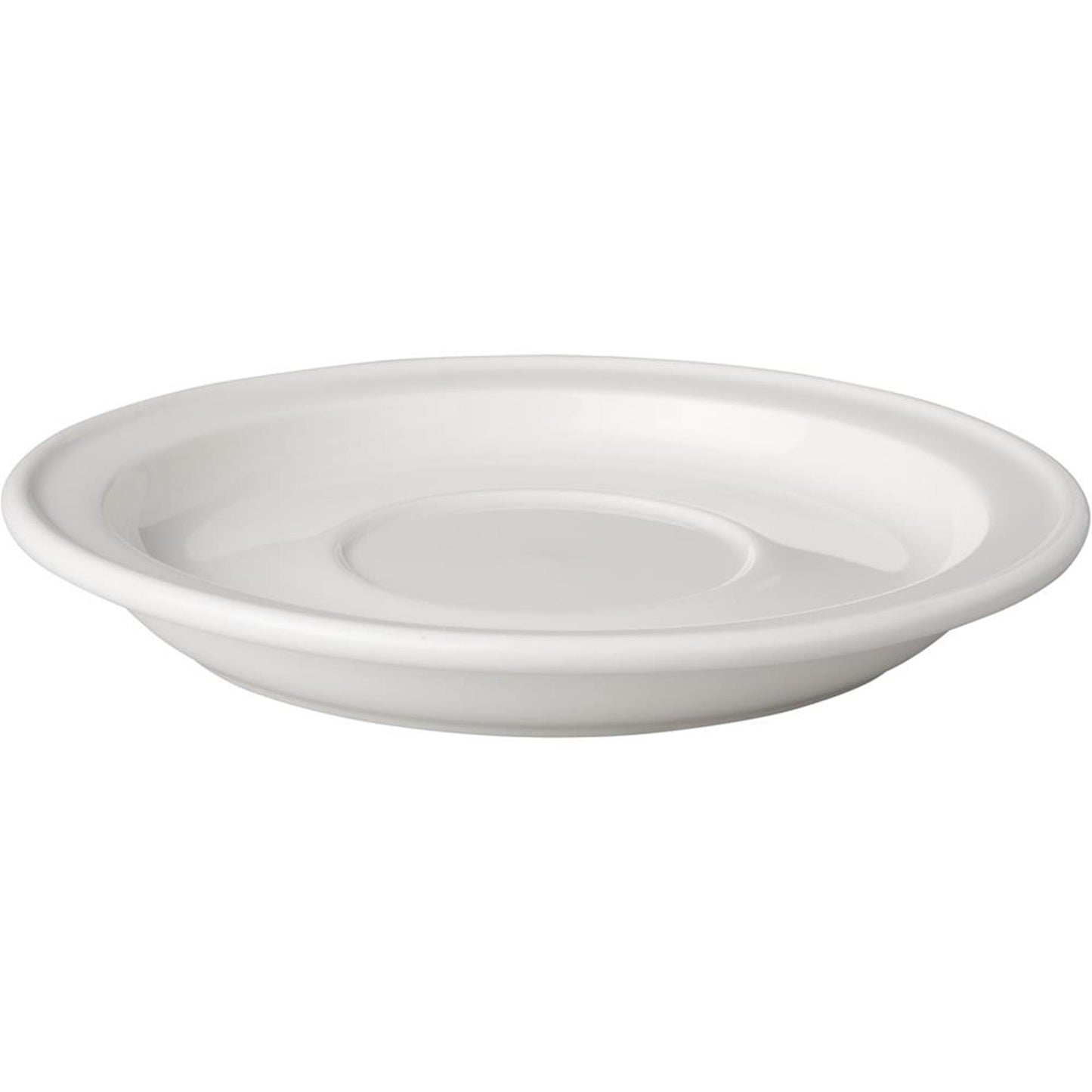 Mammoet gebaksbord soepschotel budgetline 17 cm porselein wit (set van 6 ).