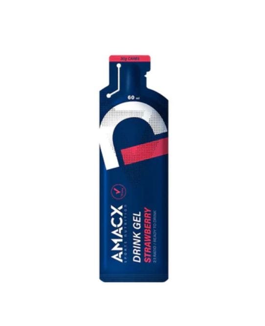 Amacx energy gel drink gel 12x60ml strawberry