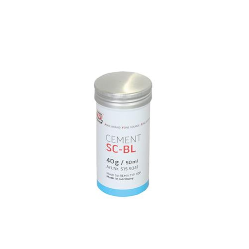 Rematiptop speciaal cement blauw 40gr cfk-vrij