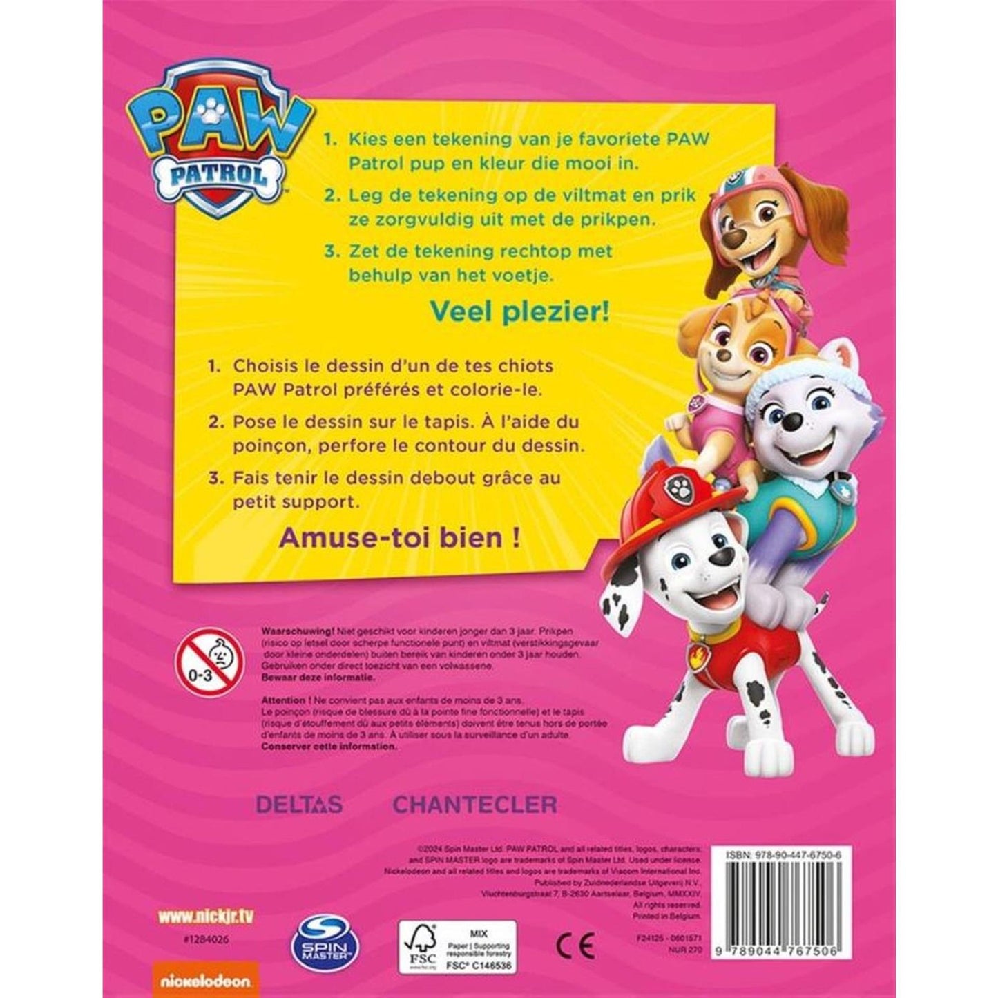 Deltas paw patrol vriendenboek