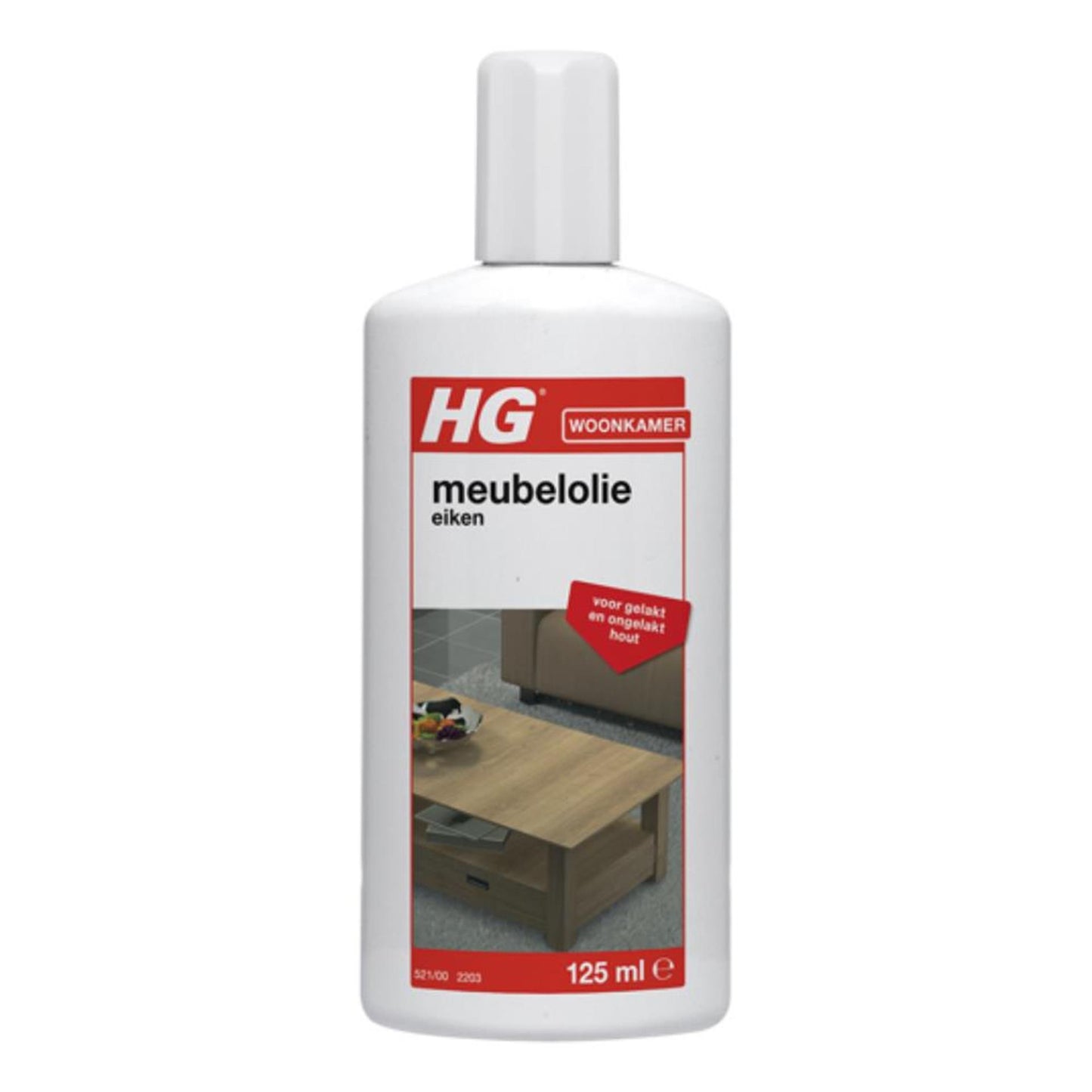 Hg meubelolie eiken 140ml eiken, mahonie en kersen in goede conditie