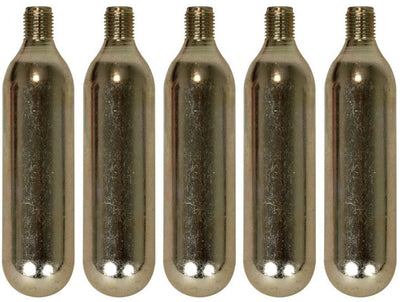 Co2- cartridge brandless met draad - 5 stuks à 16 gram