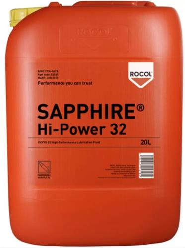 Rocol sapphire hi-power 32 olie 20ltr