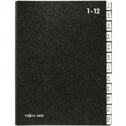 Sorteermap pagna zwart a4