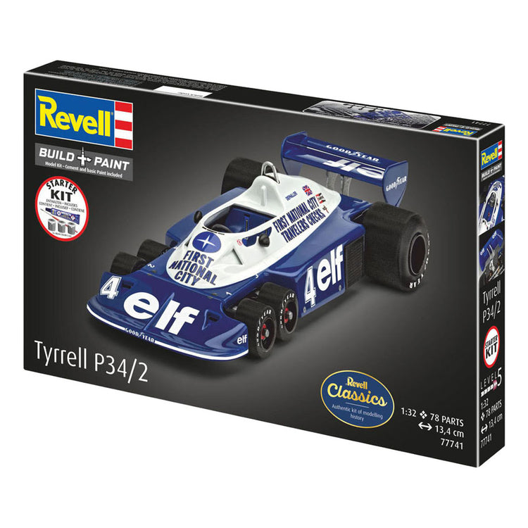 Revell modelbouwpakket starter kit tyrrell p34 2 6-wheeler 1:32 - 105dlg.