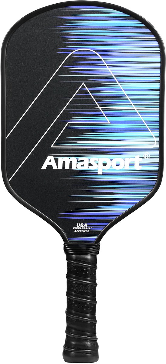 Ama sport pickleball paddle pa016-dnp blauw – carbon paddle – power control –