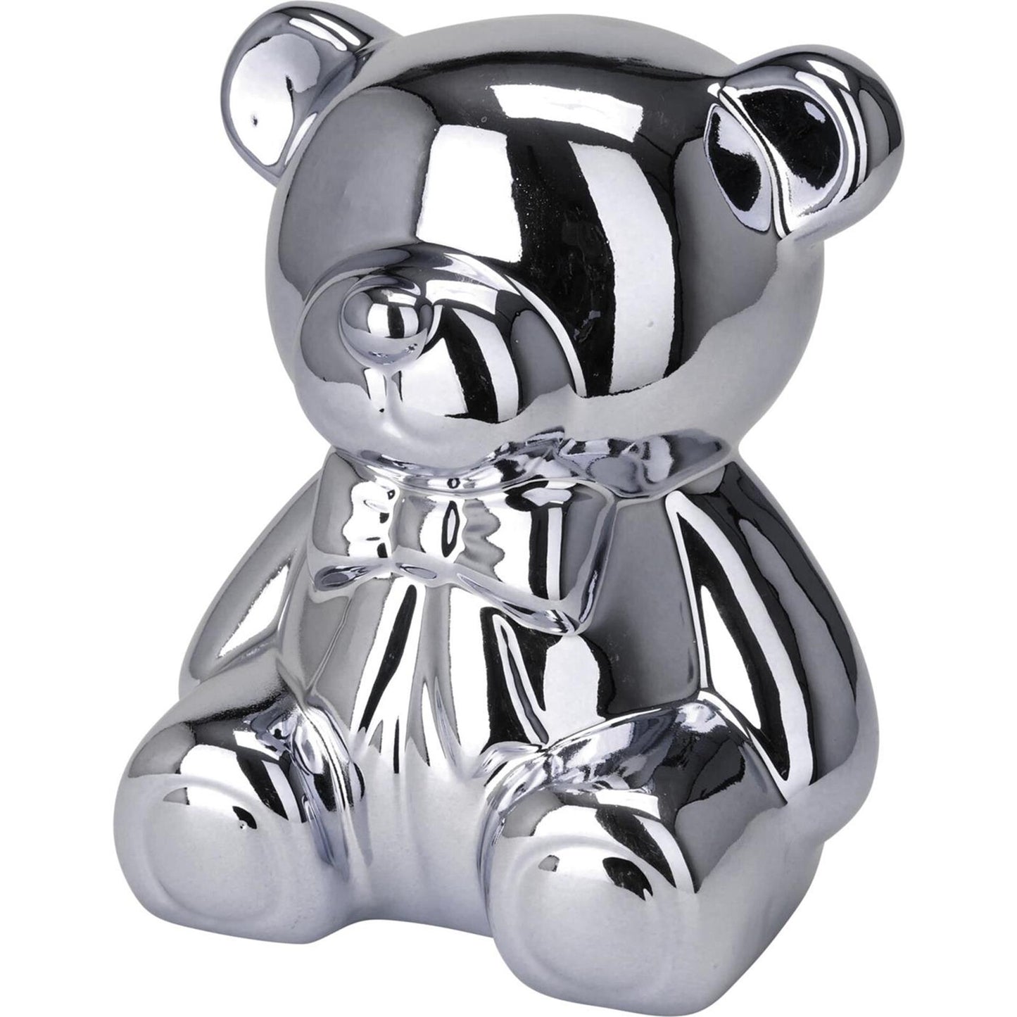 Home styling spaarpot beer zilver goud 2 assorti