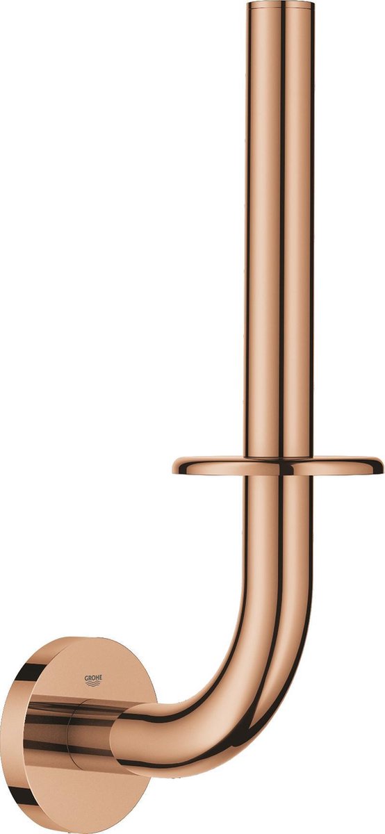 Grohe essentials reserverolhouder - wc-rol houder voor 1 rol - warm sunset (glanzend brons) - metaal