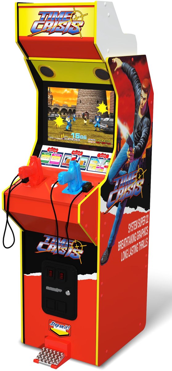 Arcade1up - time crisis deluxe arcade kast