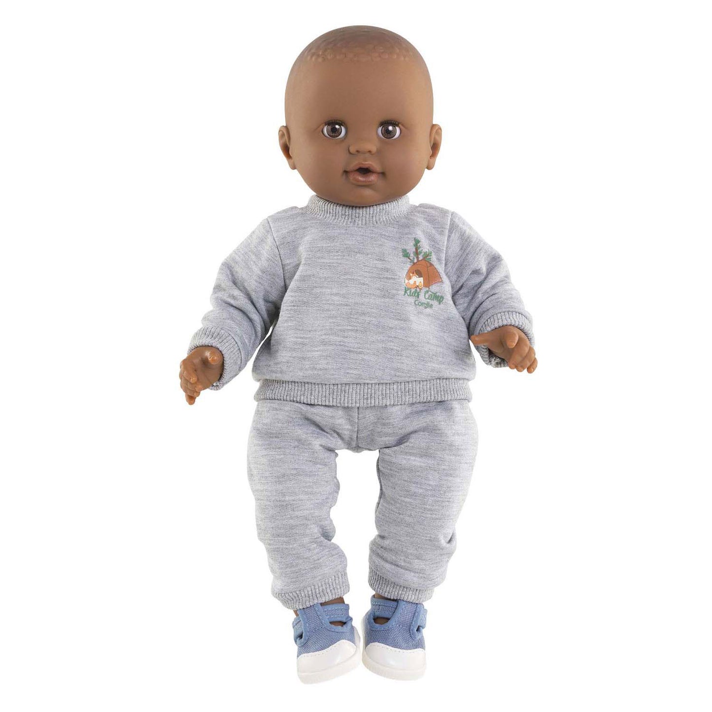 Corolle poppenkostuum joggingpak grijs 36cm - zachte poppenkleding.
