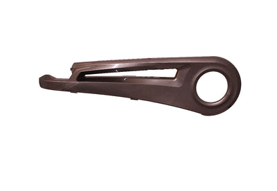 Woerd kettingkast voorplaat titangrijs