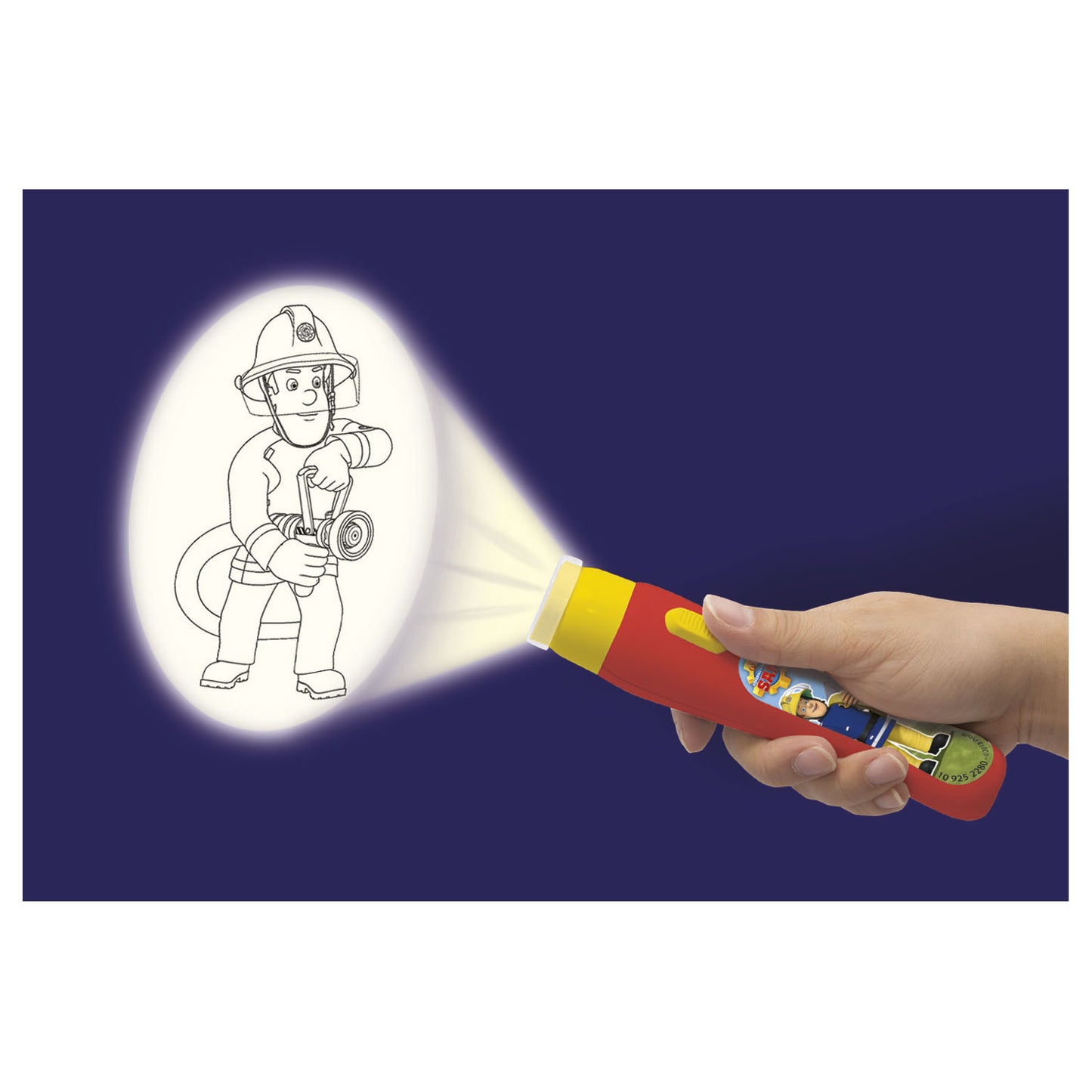 Simba brandweerman sam licht projector