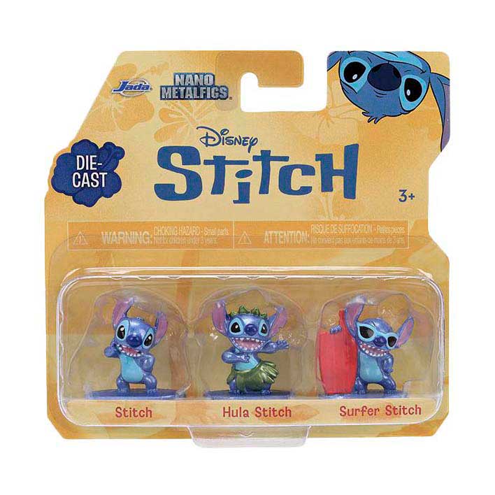 Jada toys jada stitch mini figuren, 3dlg.
