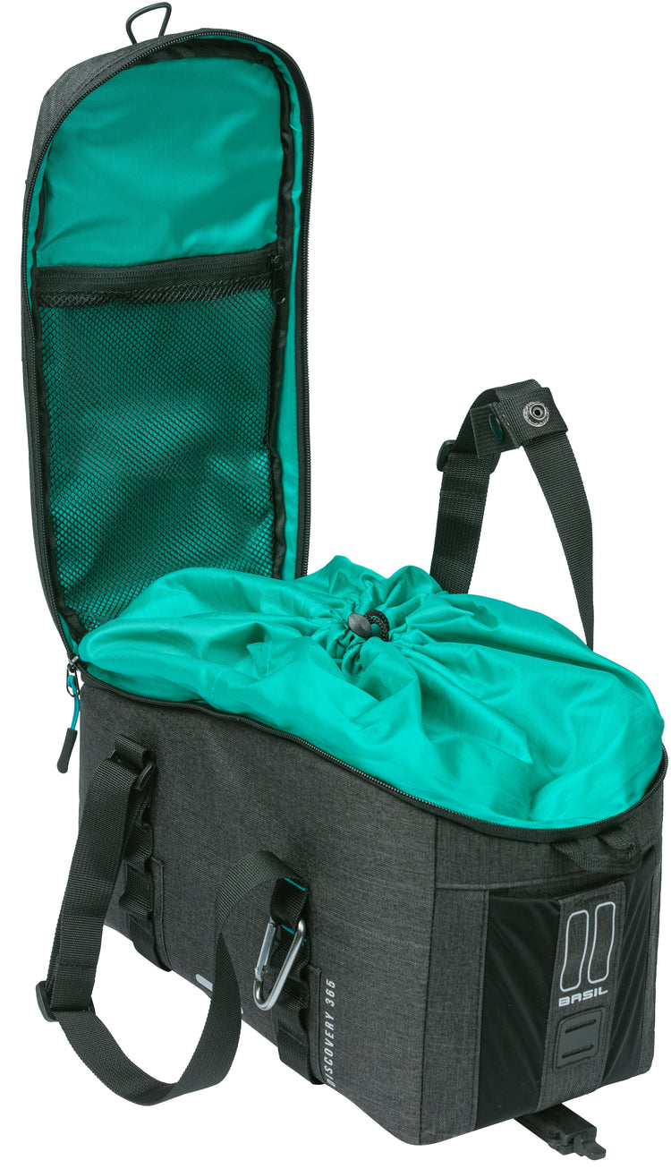 Basil Discovery 365D bagagedragertas M zwart 9L
